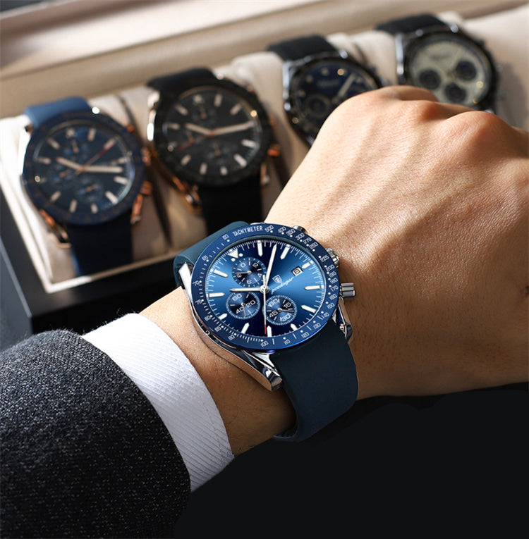 Chronographe Sport porté au poignet
