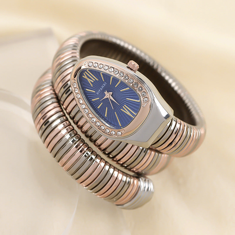 BIFANXI Aura – Montre Bracelet Serpentine Bicolore