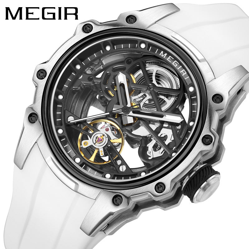 MEGIR 2243 Blanc Silver vue rapprochée